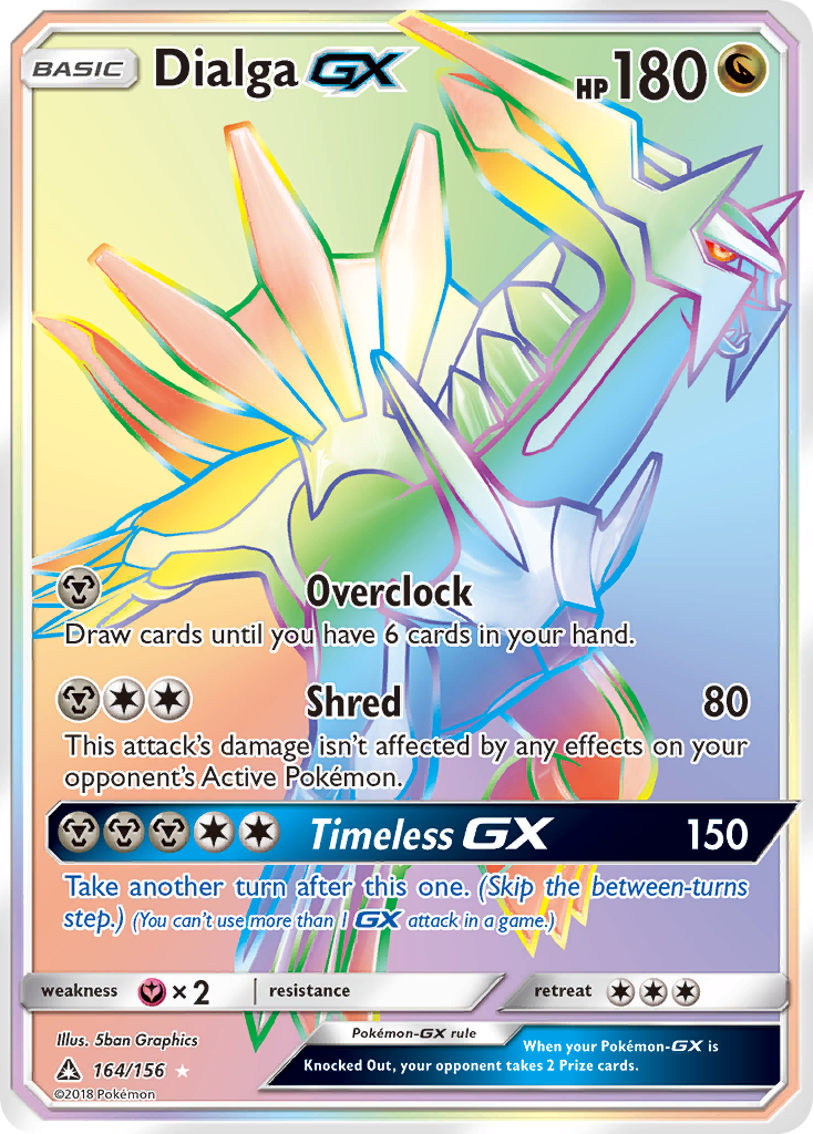 Dialga GX (164/156) [Sun & Moon: Ultra Prism] | Galactic Gamez