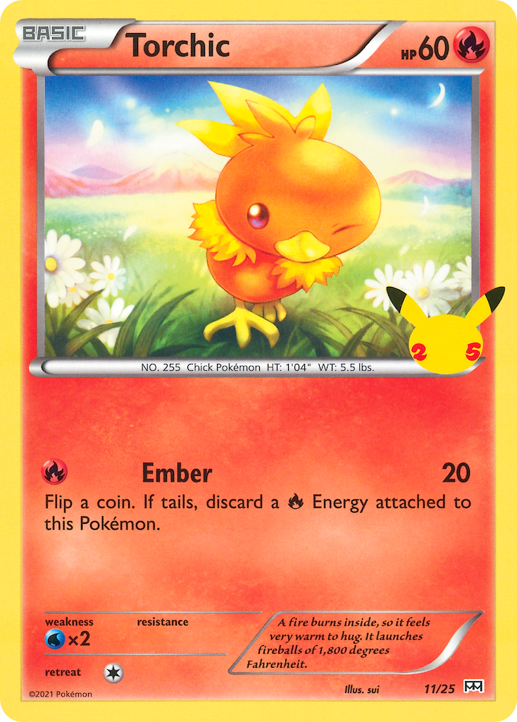 Torchic (11/25) [McDonald's 25th Anniversary] | Galactic Gamez