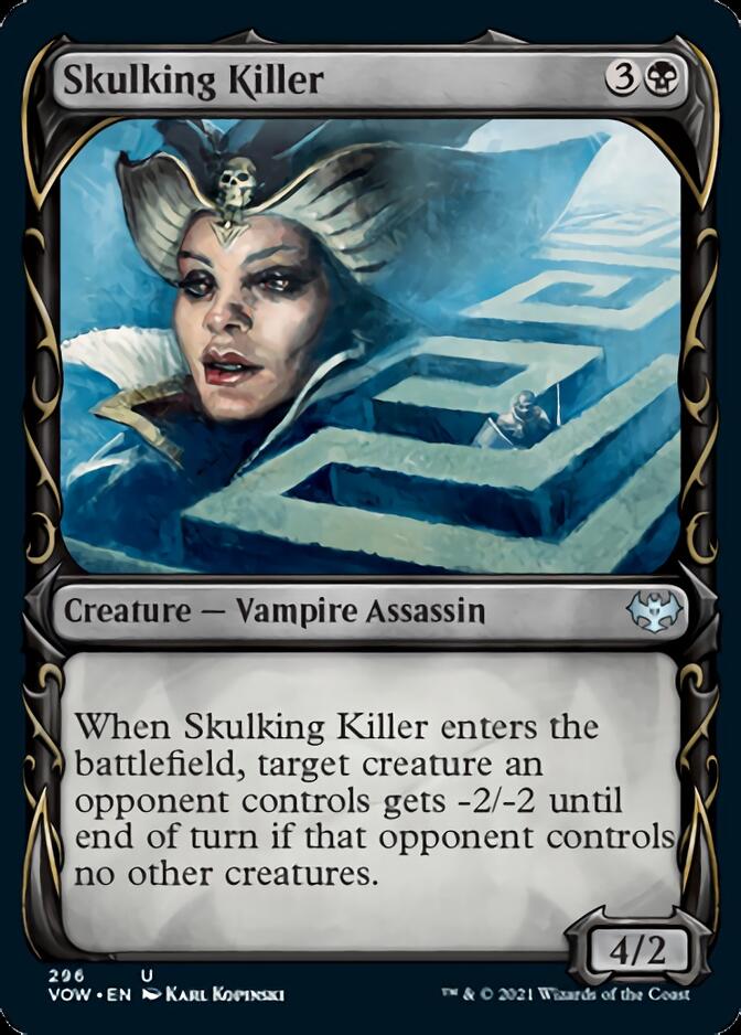 Skulking Killer (Showcase Fang Frame) [Innistrad: Crimson Vow] | Galactic Gamez