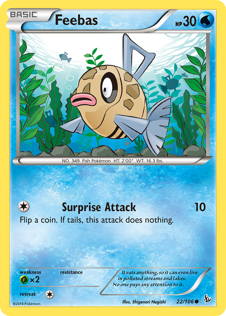 Feebas (22/106) [XY: Flashfire] | Galactic Gamez