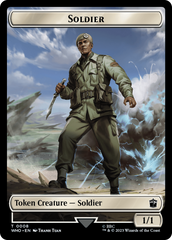 Soldier // Treasure (0030) Double-Sided Token [Doctor Who Tokens] | Galactic Gamez
