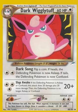 Dark Wigglytuff (40/105) [Neo Destiny Unlimited] | Galactic Gamez