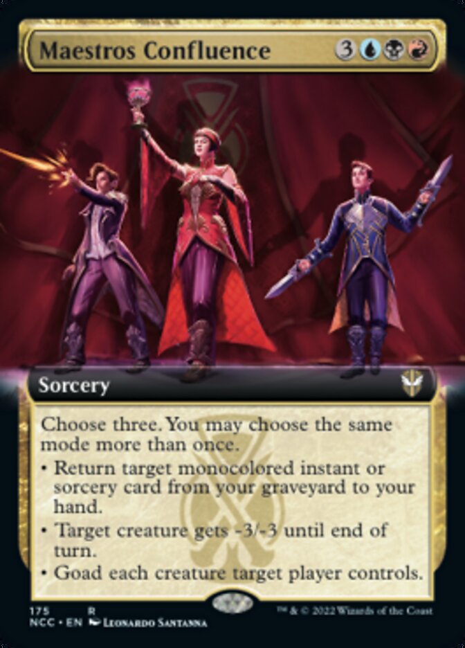 Maestros Confluence (Extended Art) [Streets of New Capenna Commander] | Galactic Gamez