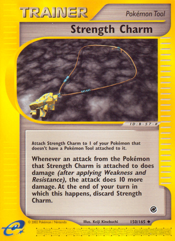 Strength Charm (150/165) [Expedition: Base Set] | Galactic Gamez