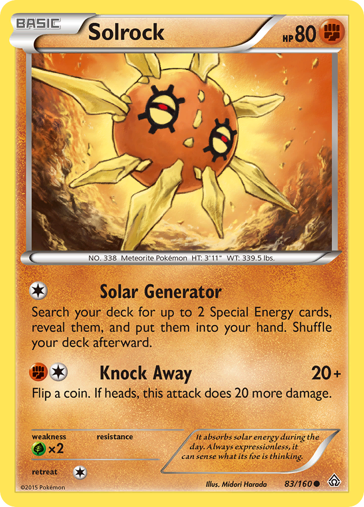 Solrock (83/160) [XY: Primal Clash] | Galactic Gamez