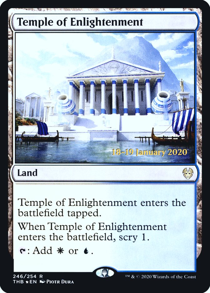 Temple of Enlightenment [Theros Beyond Death Prerelease Promos] | Galactic Gamez