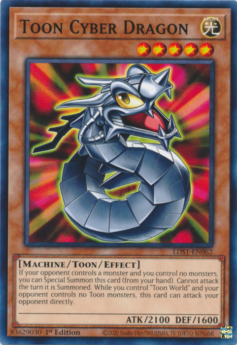 Toon Cyber Dragon [LDS1-EN062] Common | Galactic Gamez