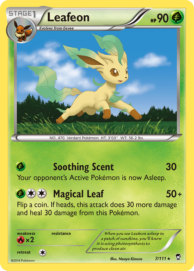 Leafeon (7/111) [XY: Furious Fists] | Galactic Gamez