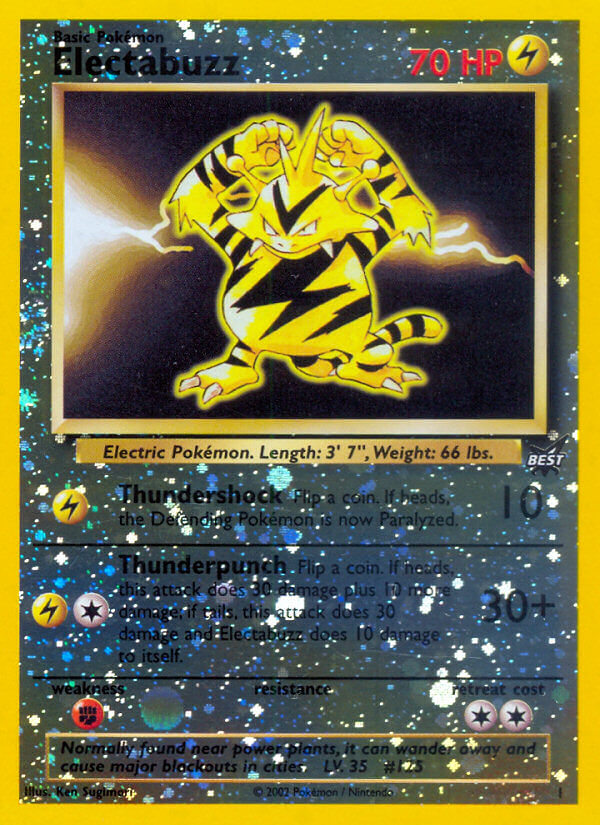 Electabuzz (1) [Best of Promos] | Galactic Gamez