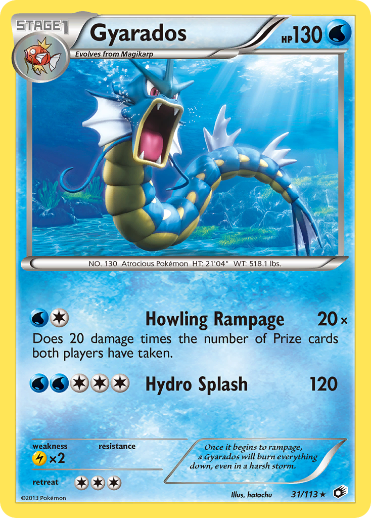 Gyarados (31/113) [Black & White: Legendary Treasures] | Galactic Gamez