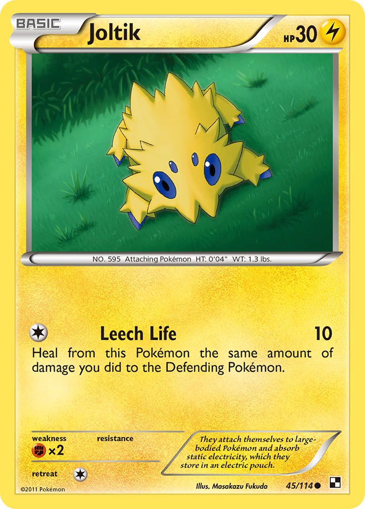 Joltik (45/114) [Black & White: Base Set] | Galactic Gamez