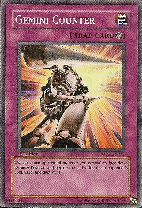 Gemini Counter [SOVR-EN075] Common | Galactic Gamez