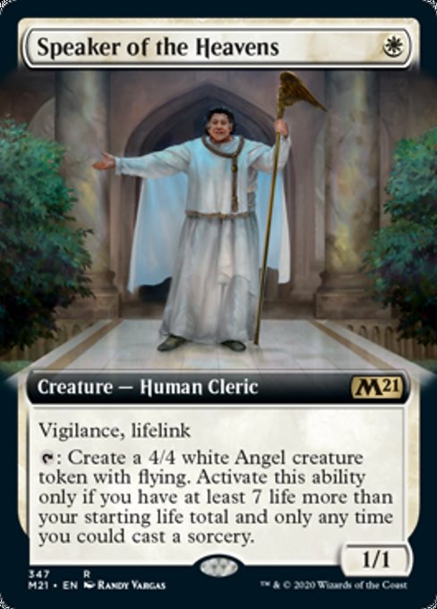 Speaker of the Heavens (Extended Art) [Core Set 2021] | Galactic Gamez