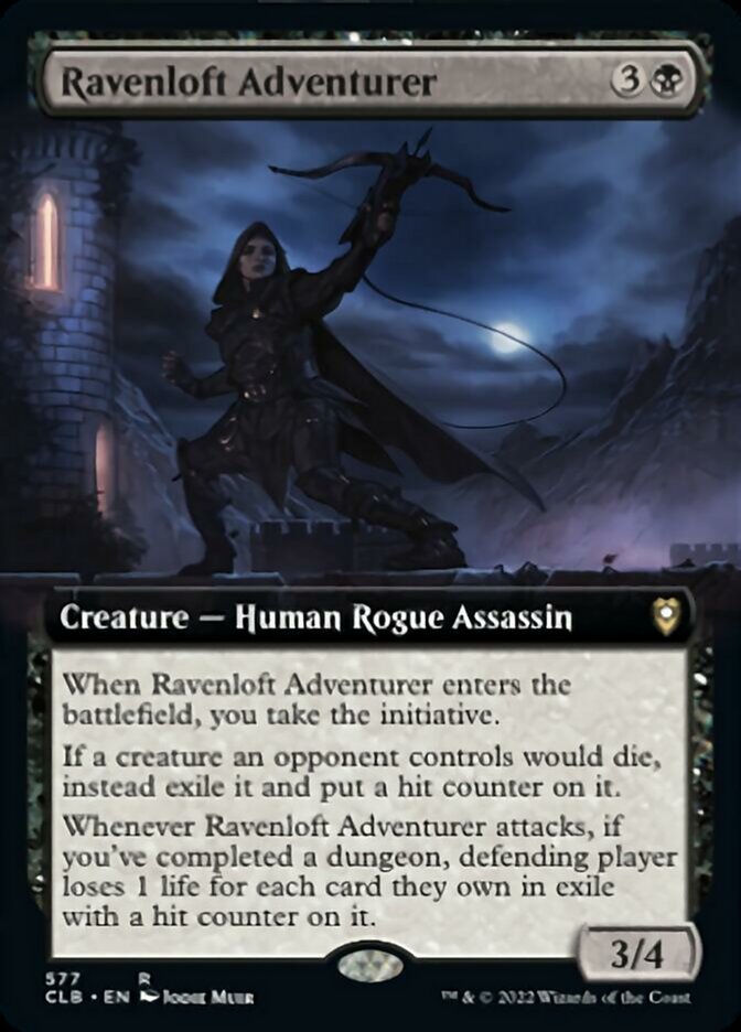 Ravenloft Adventurer (Extended Art) [Commander Legends: Battle for Baldur's Gate] | Galactic Gamez