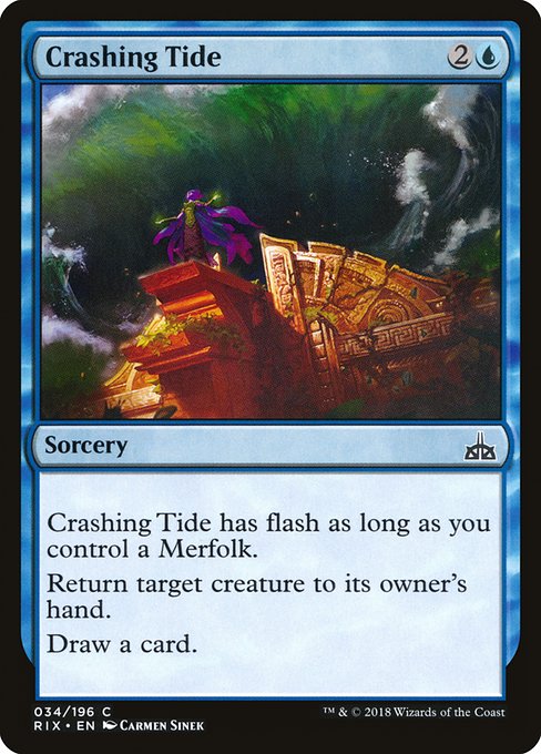 Crashing Tide [Rivals of Ixalan] | Galactic Gamez