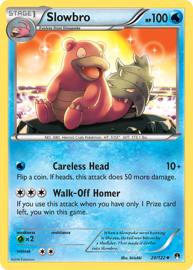 Slowbro (20/122) [XY: BREAKpoint] | Galactic Gamez