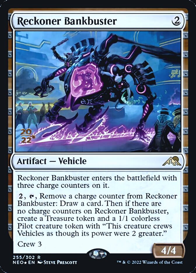 Reckoner Bankbuster [Kamigawa: Neon Dynasty Prerelease Promos] | Galactic Gamez