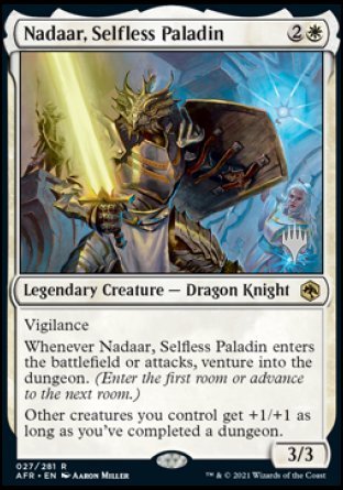 Nadaar, Selfless Paladin (Promo Pack) [Dungeons & Dragons: Adventures in the Forgotten Realms Promos] | Galactic Gamez