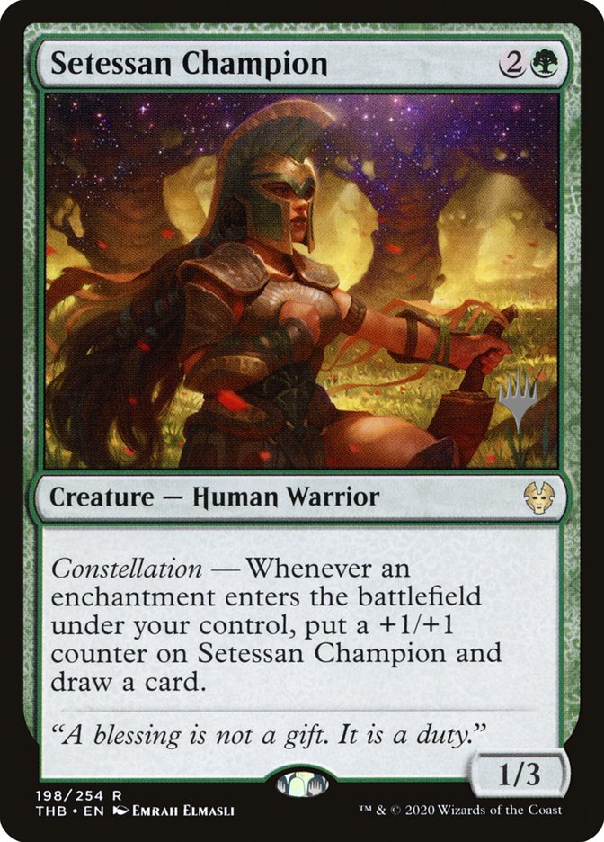 Setessan Champion (Promo Pack) [Theros Beyond Death Promos] | Galactic Gamez