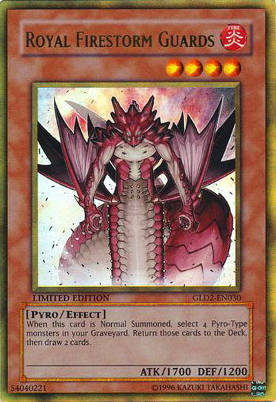 Royal Firestorm Guards [GLD2-EN030] Ultra Rare | Galactic Gamez