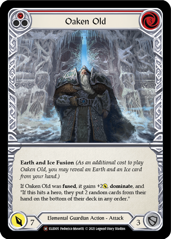 Oaken Old [U-ELE005] Unlimited Rainbow Foil | Galactic Gamez