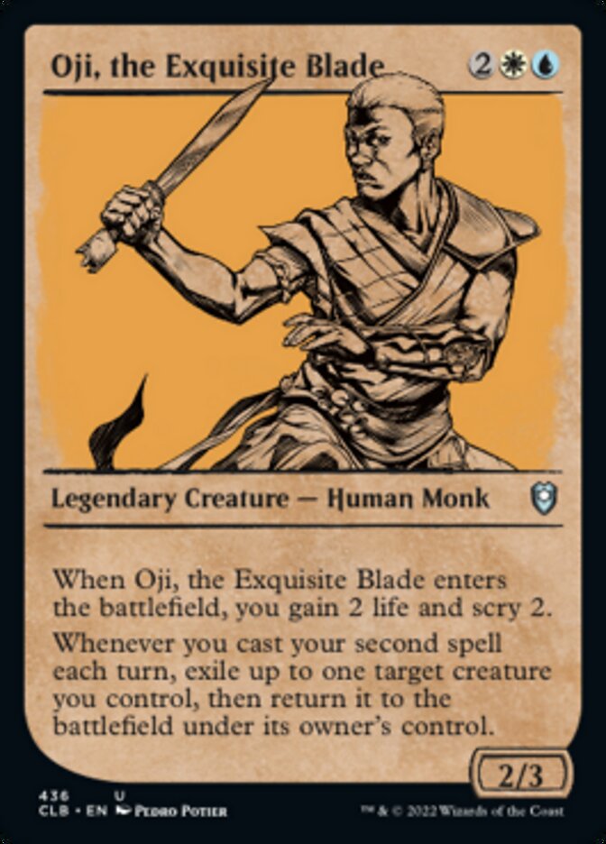 Oji, the Exquisite Blade (Showcase) [Commander Legends: Battle for Baldur's Gate] | Galactic Gamez