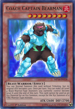 Coach Captain Bearman [MP14-EN118] Ultra Rare | Galactic Gamez