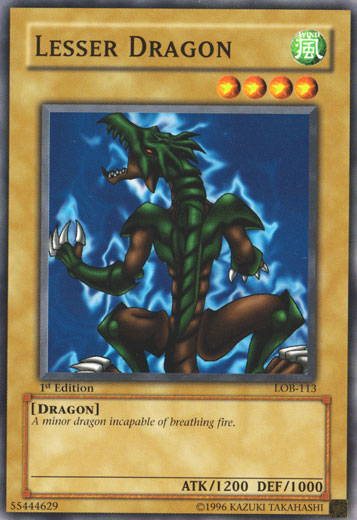 Lesser Dragon [LOB-113] Common | Galactic Gamez
