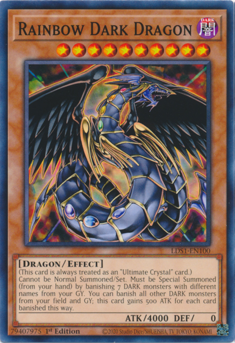 Rainbow Dark Dragon [LDS1-EN100] Common | Galactic Gamez