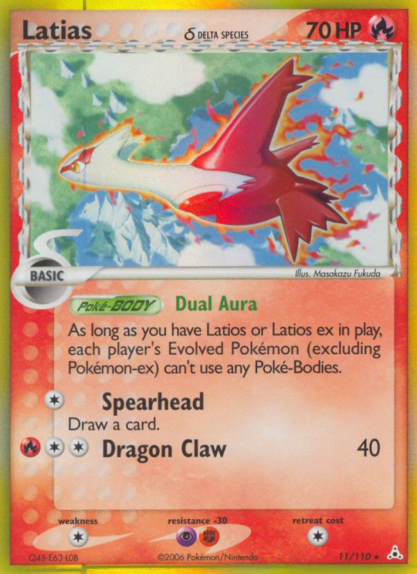 Latias (11/110) (Delta Species) [EX: Holon Phantoms] | Galactic Gamez