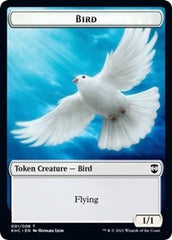 Bird (001) // Soldier Double-sided Token [Kaldheim Commander Tokens] | Galactic Gamez
