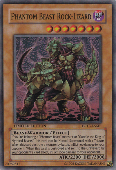 Phantom Beast Rock-Lizard [FOTB-ENSE1] Super Rare | Galactic Gamez