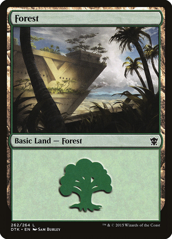 Forest (262) [Dragons of Tarkir] | Galactic Gamez