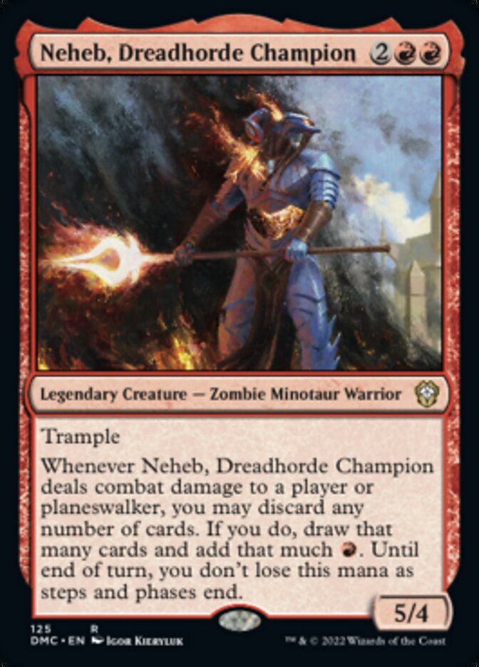 Neheb, Dreadhorde Champion [Dominaria United Commander] | Galactic Gamez
