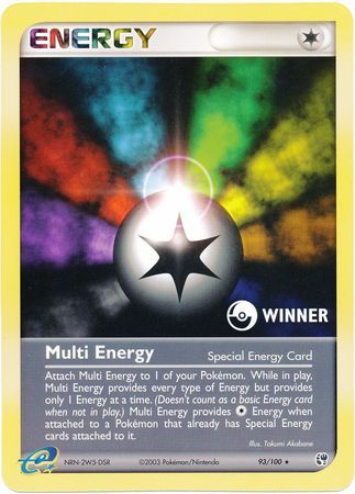 Multi Energy (93/100) (Winner League Promo) [EX: Sandstorm] | Galactic Gamez