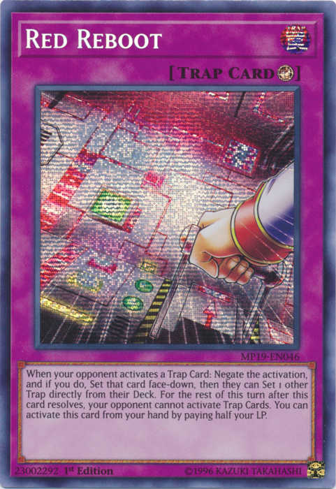 Red Reboot [MP19-EN046] Prismatic Secret Rare | Galactic Gamez