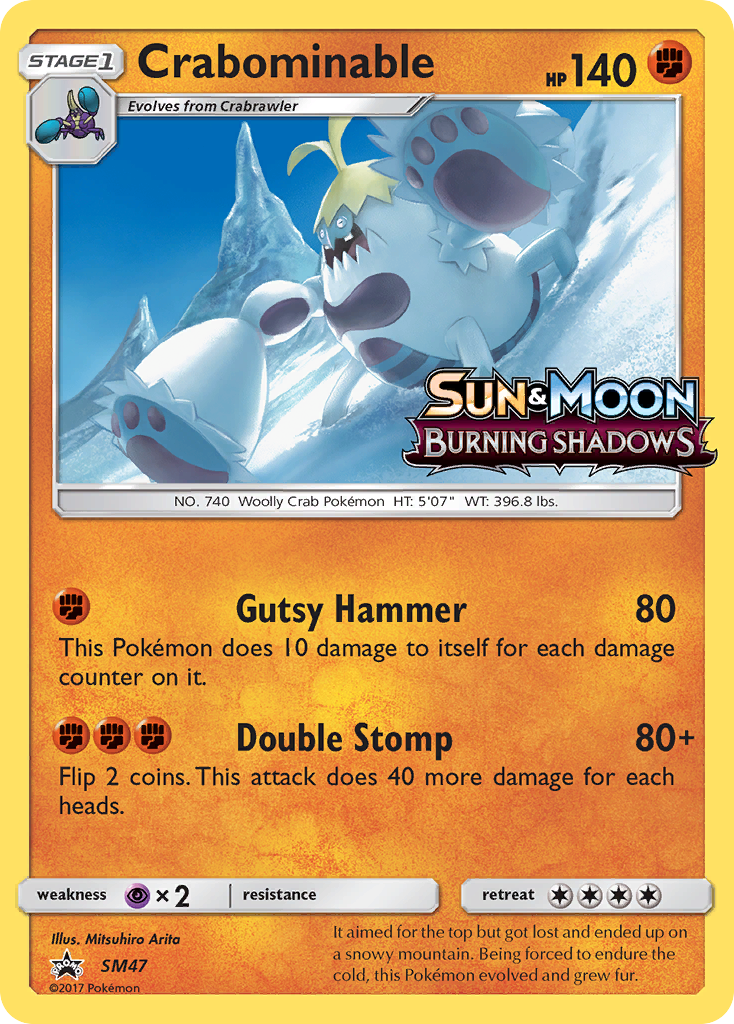 Crabominable (SM47) [Sun & Moon: Black Star Promos] | Galactic Gamez