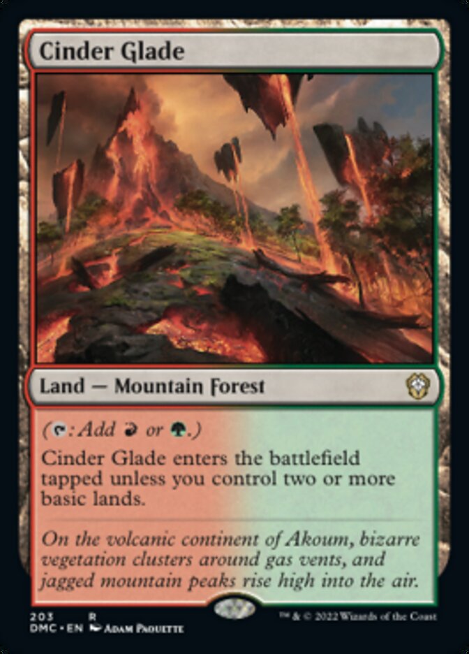 Cinder Glade [Dominaria United Commander] | Galactic Gamez