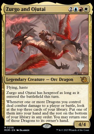 Zurgo and Ojutai (Promo Pack) [March of the Machine Promos] | Galactic Gamez
