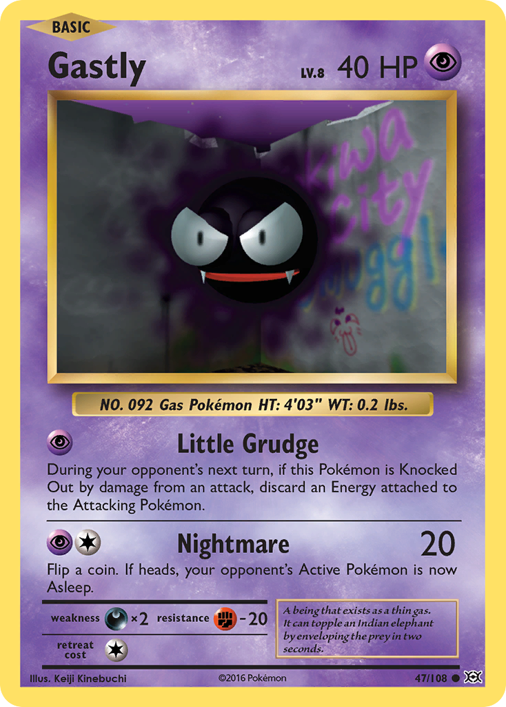 Gastly (47/108) [XY: Evolutions] | Galactic Gamez