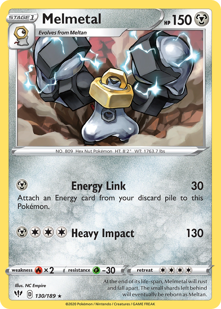 Melmetal (130/189) [Sword & Shield: Darkness Ablaze] | Galactic Gamez