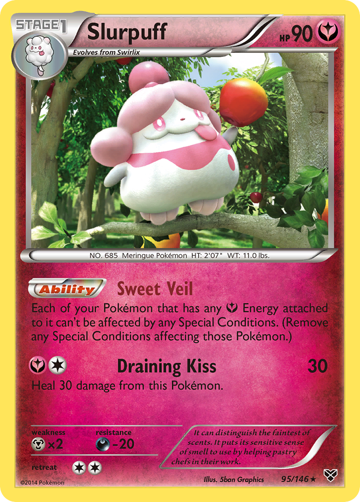 Slurpuff (95/146) [XY: Base Set] | Galactic Gamez