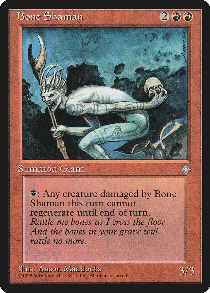 Bone Shaman [Ice Age] | Galactic Gamez