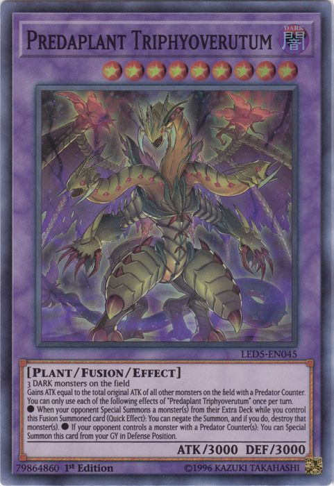 Predaplant Triphyoverutum [LED5-EN045] Super Rare | Galactic Gamez