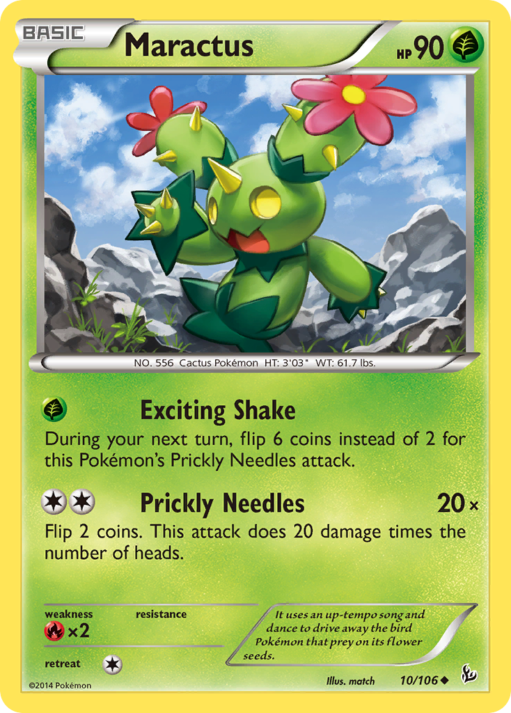 Maractus (10/106) [XY: Flashfire] | Galactic Gamez