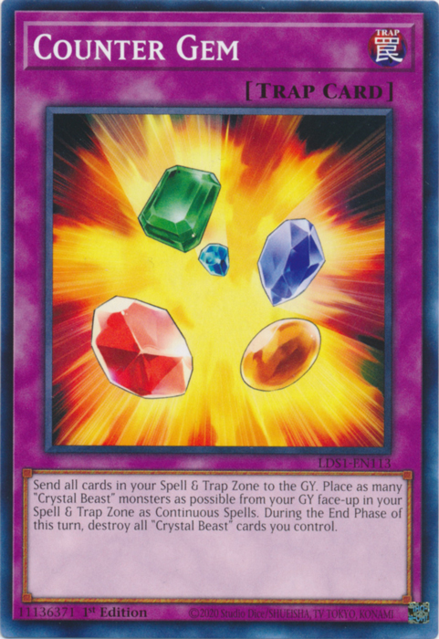 Counter Gem [LDS1-EN113] Common | Galactic Gamez