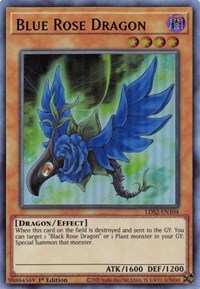 Blue Rose Dragon (Purple) [LDS2-EN104] Ultra Rare | Galactic Gamez