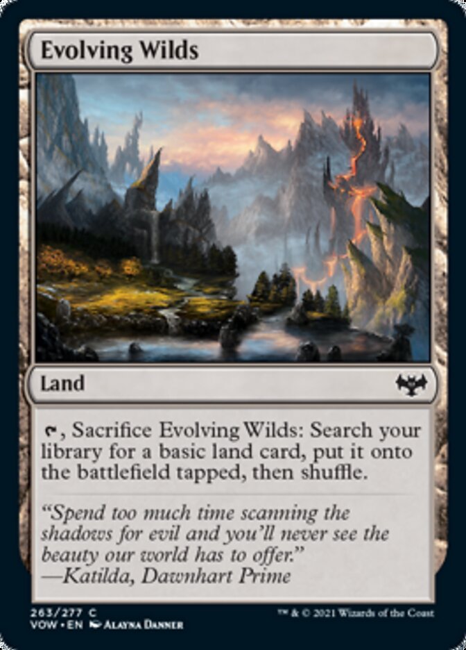 Evolving Wilds [Innistrad: Crimson Vow] | Galactic Gamez