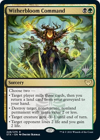 Witherbloom Command (Promo Pack) [Strixhaven: School of Mages Promos] | Galactic Gamez