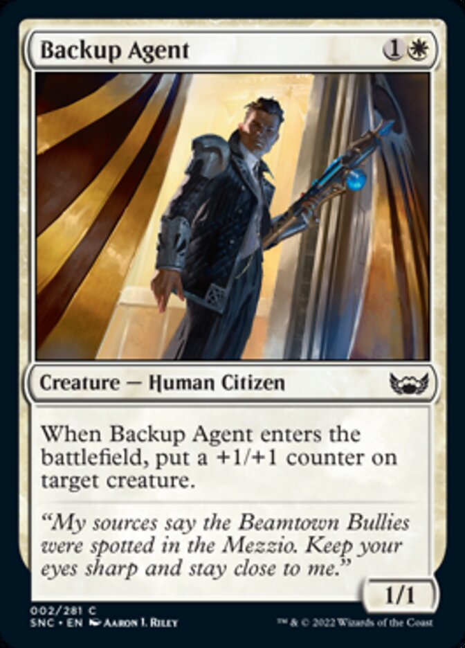 Backup Agent [Streets of New Capenna] | Galactic Gamez